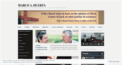 Desktop Screenshot of marcohuertav.com